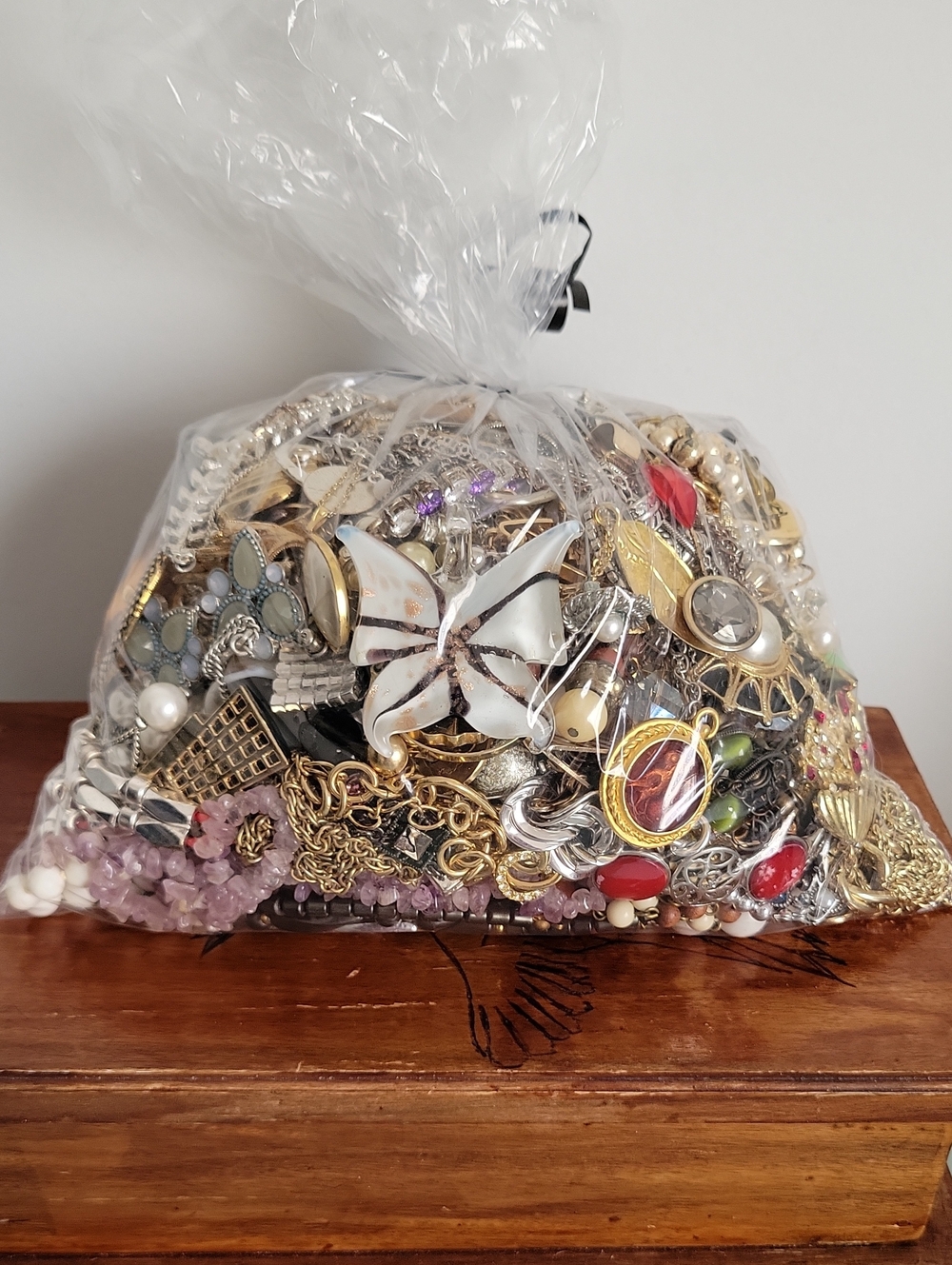 Mixed Mystery Bag Of Costume Jewelry 4lbs